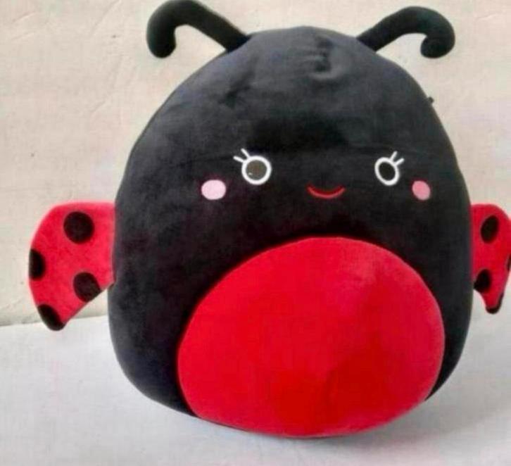 Squishmallow pluche 10” 27cm - Trudy het lieveheersbeestje, Verzamelen, Poppetjes en Figuurtjes, Ophalen of Verzenden