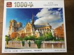 Puzzel King 1000 stukjes Notre Dame Cathedral, Ophalen of Verzenden, 500 t/m 1500 stukjes, Gebruikt, Legpuzzel