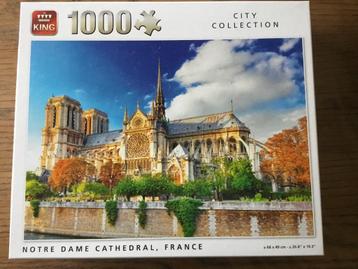 Puzzel King 1000 stukjes Notre Dame Cathedral  beschikbaar voor biedingen