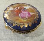 Prachtig Porseleine Juwelenpotje op 3 poten - Limoges, Antiek en Kunst, Ophalen of Verzenden