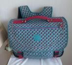 Kipling-koffer met 3 compartimenten (6 tot 12 jaar) + aap, Gebruikt, Overige kleuren, Aktetas of Boekentas, 30 tot 40 cm