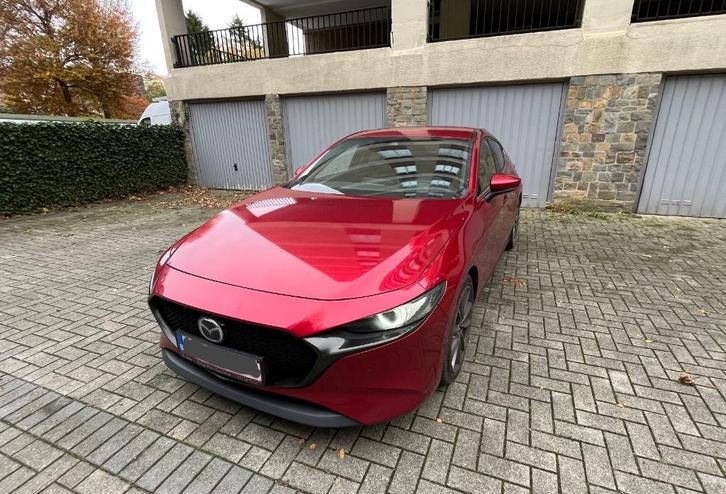 Mazda 3 Skyactiv G M-HYBRID 122 pk Full Option, Auto's, Mazda, Particulier, 360° camera, ABS, Achteruitrijcamera, Adaptive Cruise Control