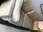 Driezit lederen sofa, Huis en Inrichting, Ophalen, 250 tot 300 cm, Gebruikt, Driepersoons