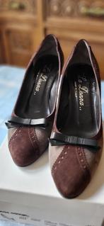 Schoenen met hak daime kastanjebruin M37,5 merk LA DONNA, Kleding | Dames, Schoenen, Bruin, La Donna, Ophalen of Verzenden, Zo goed als nieuw