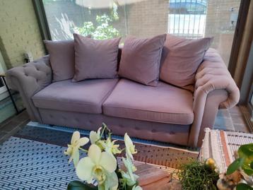 Driezit, 200 à 250 cm, Chesterfield, Banc droit, Comme neuf