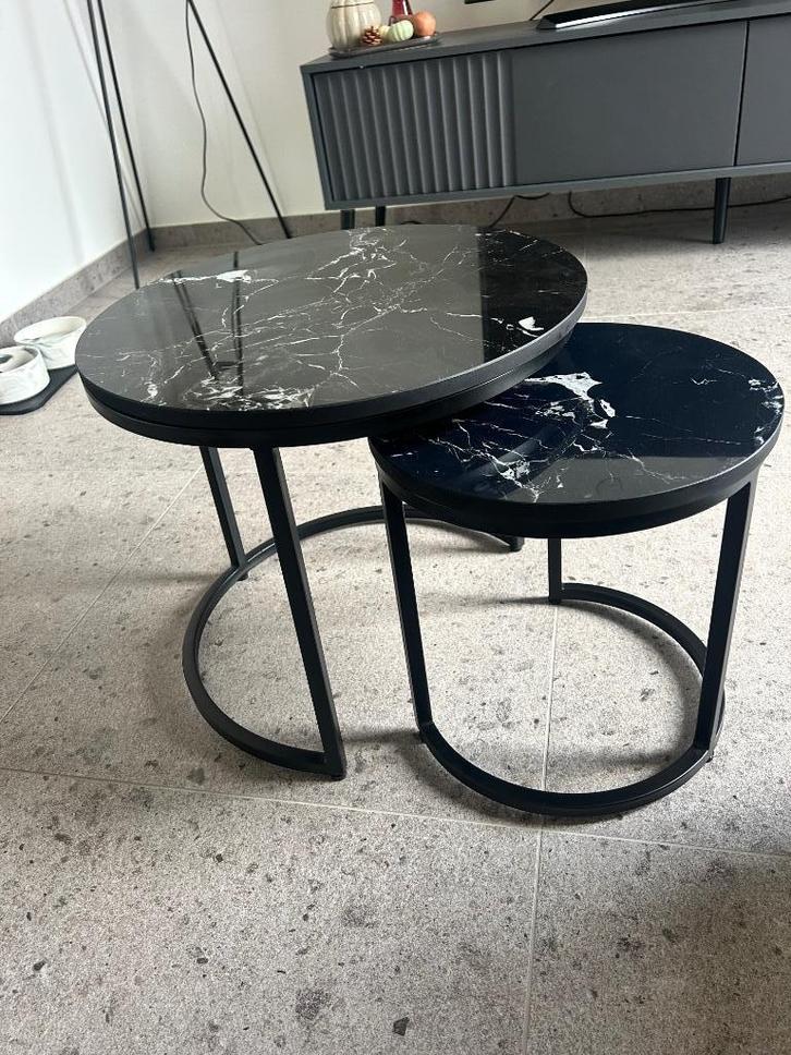 Marmeren salontafel, Huis en Inrichting, Tafels | Salontafels, Ophalen of Verzenden