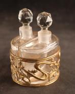Antieke set parfumflesjes, Antiek en Kunst, Ophalen of Verzenden