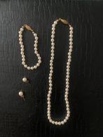 Ancien ensemble de bijoux en vraies perles. YR, Ophalen, Zo goed als nieuw, Goud, Goud