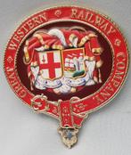 Badge - Plaquette - "GREAT WESTERN RAILWAY COMPANY", Ophalen of Verzenden, Zo goed als nieuw, Trein, Overige typen