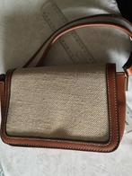 Dames handtasbeige  bruin met schouderriem, Ophalen of Verzenden, Beige, Handtas