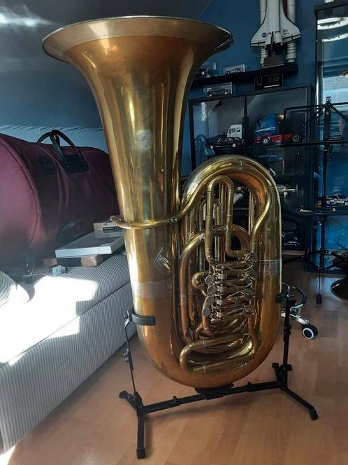 5/4 BBb tuba Reisser, Muziek en Instrumenten, Blaasinstrumenten | Tuba's, Gebruikt, Ophalen
