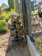 gebruikte betonpalen 175 cm hoog voor (beton)platen., Tuin en Terras, Ophalen, Gebruikt