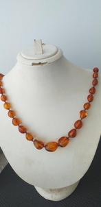 Baltics Amber Ketting met 8K.goud Sluiting., Ophalen of Verzenden, Zo goed als nieuw, Goud, Goud