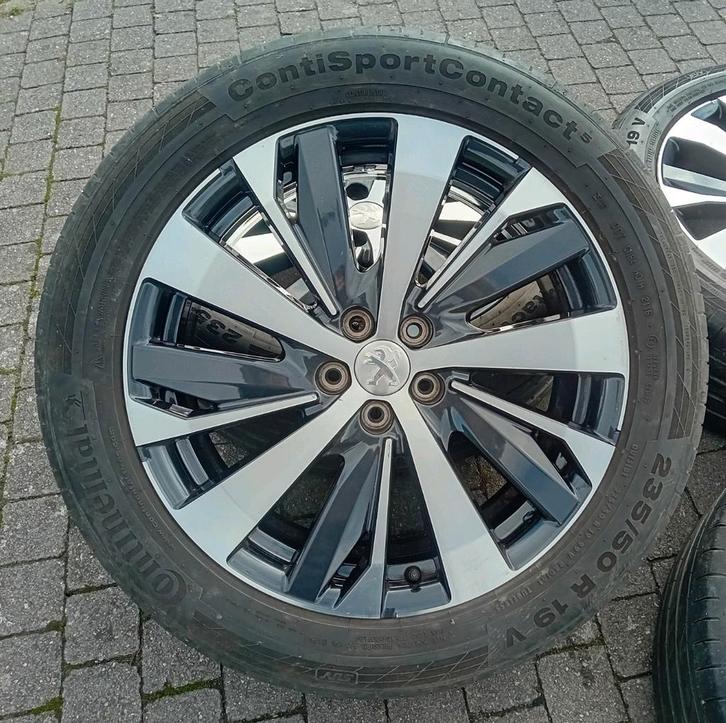 Velgen zomerbanden Peugeot 3008 5008 19inch 5x108 4mm, Auto diversen, Tuning en Styling, Ophalen
