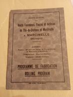 Marcinelle hauts fourneaux aciéries programme fabrication, Enlèvement ou Envoi, 20e siècle ou après, Utilisé