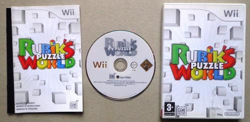Rubiks Puzzle World voor de Nintendo Wii Compleet, Games en Spelcomputers, Games | Nintendo Wii, Zo goed als nieuw, Ophalen of Verzenden