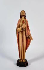 Christelijk beeld Heilig Hart van Jezus hoogte 20 cm kunstha, Antiek en Kunst, Antiek | Religieuze voorwerpen, Ophalen of Verzenden