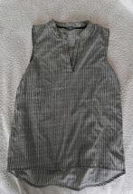 Witte zwarte gestreepte mouwloze damesblouse, Maat 38/40 (M), Zeeman, Zwart, Ophalen of Verzenden
