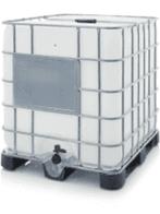 waterton watervat watertank ibc-container 1000 L, Met kraantje, Metaal, Ophalen