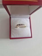 14 karaat gouden ring 585/1000, Ophalen, Zo goed als nieuw, Met edelsteen, Dame