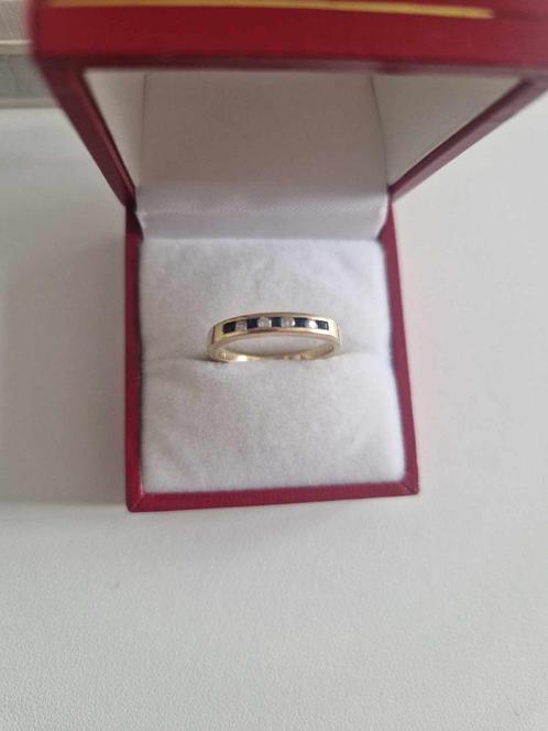 14 karaat gouden ring 585/1000, Handtassen en Accessoires, Ringen, Zo goed als nieuw, Dame, Goud, Goud, Met edelsteen, Ophalen