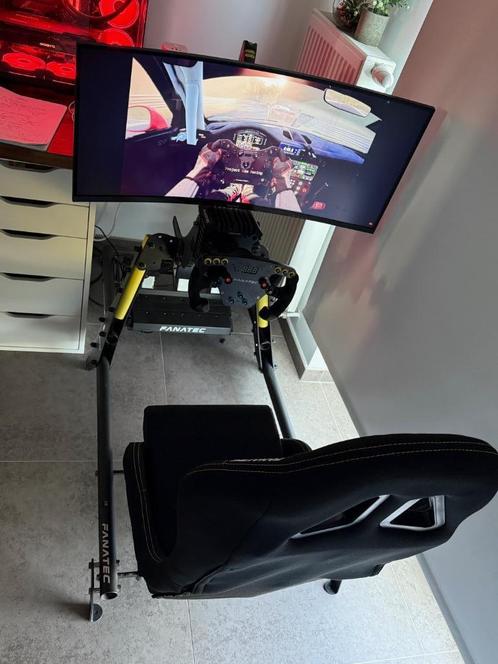 SETUP SIMULATION AUTO FANATEC COMPLET, Games en Spelcomputers, Games | Pc, Zo goed als nieuw, Simulatie, 1 speler, Vanaf 12 jaar
