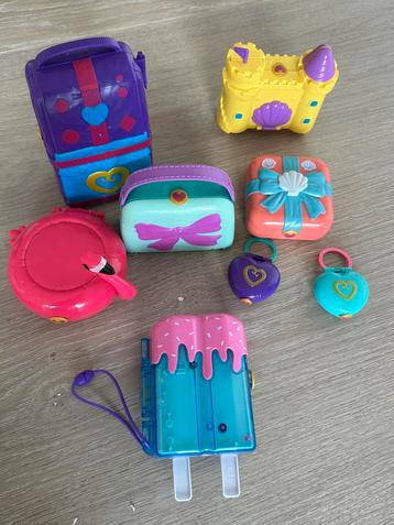 Polly pocket verzameling 6stuks + accesoires beschikbaar voor biedingen