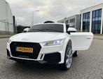 Audi TT'Rs 12v afstands. / AUX/USB Leder zitje / rubberband, Kinderen en Baby's, Ophalen of Verzenden, Nieuw