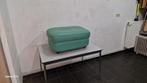 Oude voetsteun voor leren fauteuil 80x65cm zeer com, Ophalen of Verzenden, Zo goed als nieuw