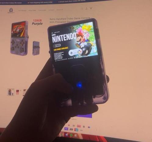 ️ Retro Handheld Gaming Console – met 1200+ klassieke games!, Games en Spelcomputers, Spelcomputers | Overige, Nieuw, Verzenden