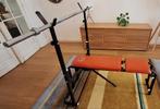 Trainingsbank oldscool + halterbaar 10 kg / 150 cm, Sport en Fitness, Fitnessmaterialen, Ophalen, Gebruikt