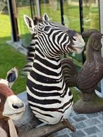 Zebra kop taxidermie, Ophalen of Verzenden
