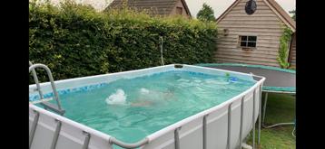 Piscine Intex 400x200x122cm très bon état, Enlèvement, Comme neuf