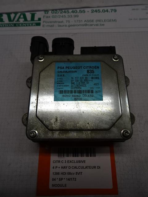 COMPUTER Citroën C3 (FC / FL / FT) (9653783580), Auto-onderdelen, Elektronica en Kabels, Citroën, Gebruikt
