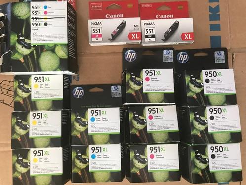 Inkt patronen cartridges 951 950 364 XL en 551 XL    µm, Computers en Software, Printerbenodigdheden, Ophalen