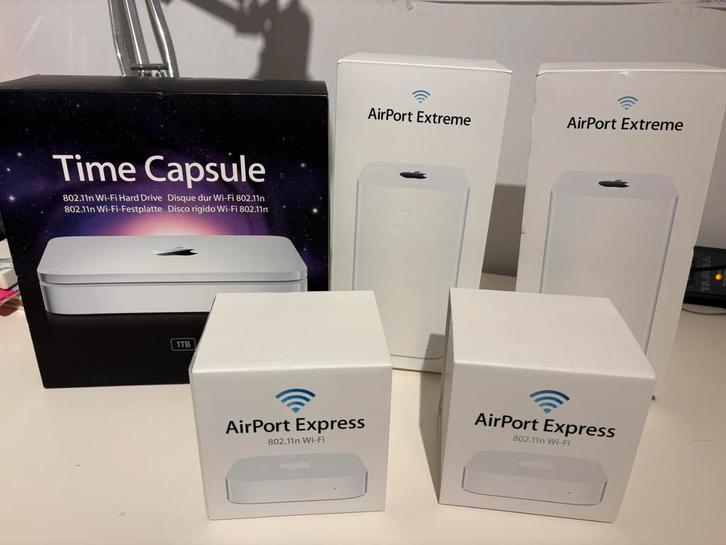Ensemble borne Wifi Apple, Informatique & Logiciels, Amplificateurs wifi, Enlèvement ou Envoi