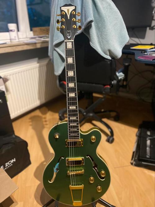 Epiphone uptown kat es Emerald Green | gitaar, Musique & Instruments, Instruments à corde | Guitares | Électriques, Comme neuf