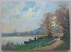 VIDAL / LOT 2 STUKS / LANDSCHAPPEN / OLIEVERF / 16x22cm SIG, Ophalen of Verzenden