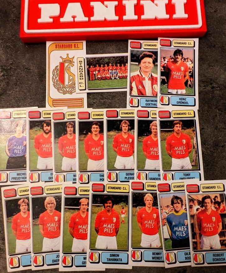 PANINI FOOT STANDARD LIÈGE 18 AUTOCOLLANTS FOOTBALL 83, Hobby & Loisirs créatifs, Autocollants & Images, Neuf, Envoi