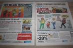 2 kiekeboe kranten GVA , HBVL , 2007 , als nieuw, Ophalen of Verzenden, Overige figuren, Zo goed als nieuw, Overige typen