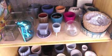 bloempotten  beschikbaar voor biedingen