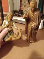 Oude kerstfiguren uit de kerststal, Verzamelen, Religie, Ophalen of Verzenden, Gebruikt, Overige typen, Christendom | Katholiek