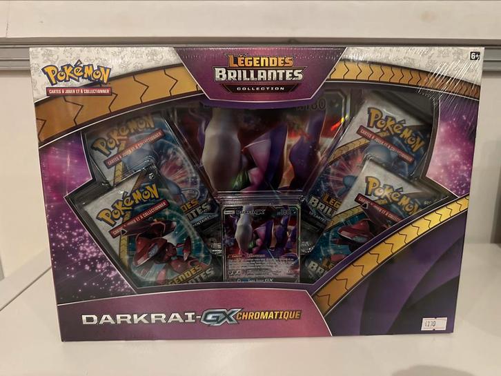 Coffret darkrai GX chromatique FR, Hobby en Vrije tijd, Verzamelkaartspellen | Pokémon, Zo goed als nieuw, Boosterbox, Ophalen of Verzenden