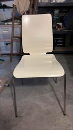 Gilbert stoel ikea 4stuks, Huis en Inrichting, Ophalen, Gebruikt, Wit, Vier