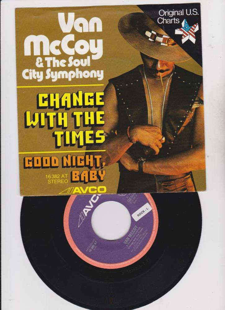 Van McCoy & The Soul City Symphony – Change With The Times, CD & DVD, Vinyles Singles, Comme neuf, Single, R&B et Soul, 7 pouces