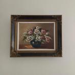 Schilderij van een boeket bloemen, Ophalen of Verzenden