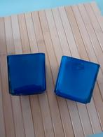 8 theelichtjes houders cosy@home blauw, Ophalen, Zo goed als nieuw, Blauw