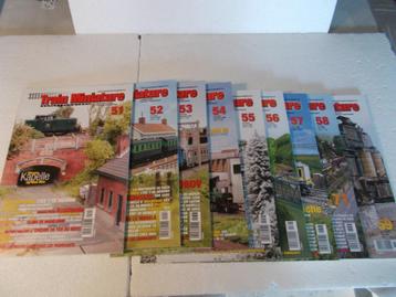 TRAIN MINIATURE - TIJDSCHRIFTEN - NR 51 TOT 59 beschikbaar voor biedingen