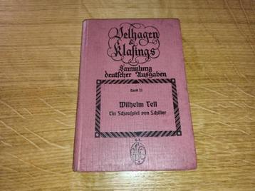 Wilhelm Tell ❖ Velhagen & Klasing ❖ 1929 ❖ Roze Hardcover ❖ beschikbaar voor biedingen