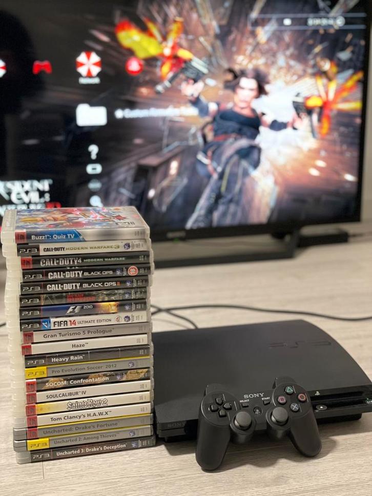 PS3 + Controller + Silent Hill (Unlimited Games), Games en Spelcomputers, Spelcomputers | Sony PlayStation 3, Zo goed als nieuw